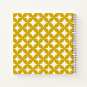 Mid Century Modern Shapes in Mustard Yellow Notitieboek (Achterkant)