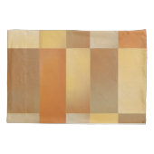 Mid Century Modern Sinaasappel Bruin Gold Twin Kussensloop (Achterkant)