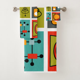 Mid-Century Modern Smorgasbord Bad Handdoek