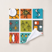 Mid-Century Modern Smorgasbord Bad Handdoek (Wasdoekje)