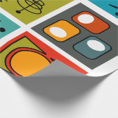 Mid-Century Modern Smorgasbord Cadeaupapier (Hoek)