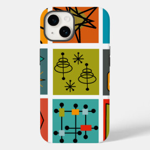 Mid-Century Modern Smorgasbord Case-Mate iPhone 14 Hoesje