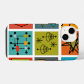 Mid-Century Modern Smorgasbord iPhone Hoesje (Achterkant horizontaal)