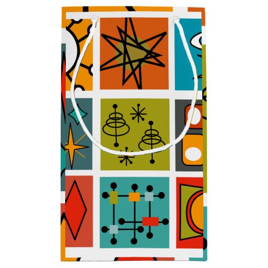 Mid-Century Modern Smorgasbord Klein Cadeauzakje (Achterkant)