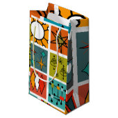 Mid-Century Modern Smorgasbord Klein Cadeauzakje (Voorkant Gekanteld)