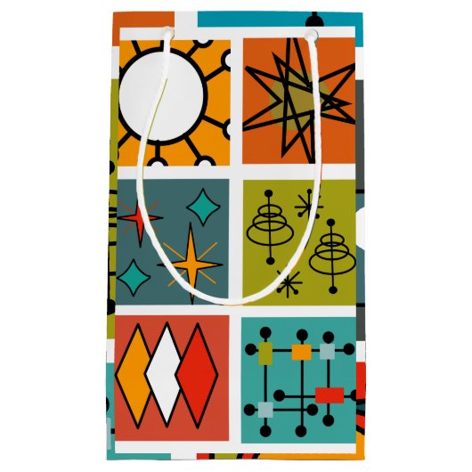 Mid-Century Modern Smorgasbord Klein Cadeauzakje (Voorkant)