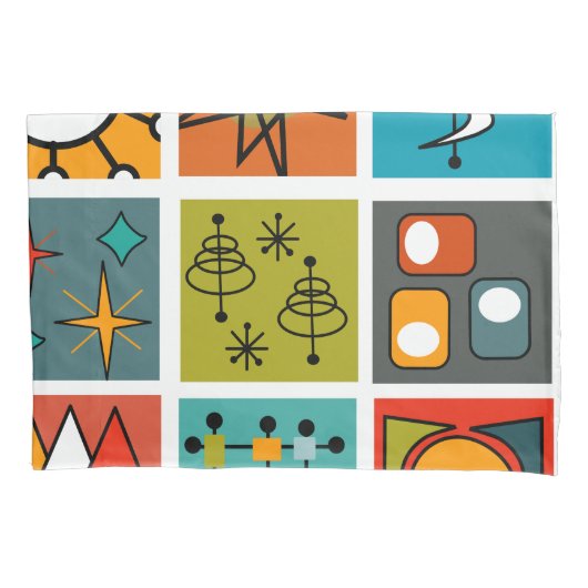 Mid-Century Modern Smorgasbord Kussensloop (Voorkant)