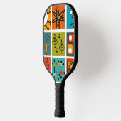 Mid-Century Modern Smorgasbord Pickleball Paddle (Links)