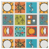 Mid-Century Modern Smorgasbord Stof (Close Up)
