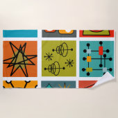 Mid-Century Modern Smorgasbord Strandlaken (Voorkant)