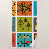 Mid-Century Modern Smorgasbord Strandlaken (Voorkant)