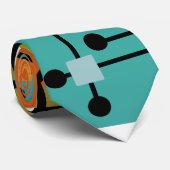 Mid-Century Modern Smorgasbord Stropdas (Opgerold)