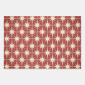 Mid Century Modern Space Age Retro 50s Kerstmis Inpakpapier Vel (Voorkant 3)