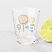 Mid Century Modern Spring Garden Shot Glas (Achterkant)