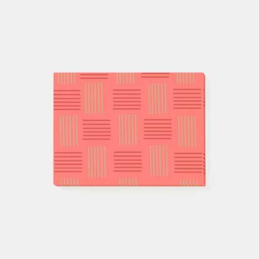 Mid-Century Modern Spring/Summer Weave Post-it® Notes (Voorkant)