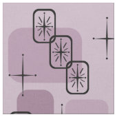 Mid Century Modern Sputnik Mauve Stof (Close Up)