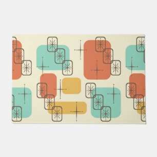 Mid Century Modern Sputnik Multicolored 1 Deurmat