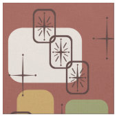 Mid Century Modern Sputnik Multicolored 2 Stof (Close Up)