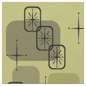 Mid Century Modern Sputnik Olive Stof (Close Up)