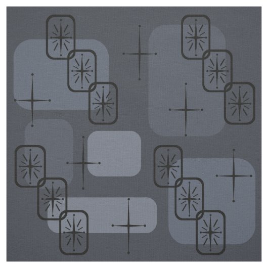 Mid Century Modern Sputnik Stof (Swatch)