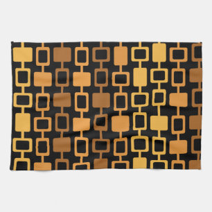 Mid Century Modern Square Columns Oranje Theedoek