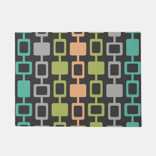 Mid Century Modern Square Kolommen Deurmat (Voorkant)