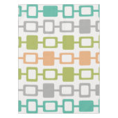 Mid Century Modern Square Kolommen Tafelkleed (Voorkant)