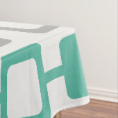 Mid Century Modern Square Kolommen Tafelkleed (Voorbeeld)