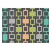 Mid Century Modern Square Kolommen Tafelkleed (Voorkant (Horizontaal))