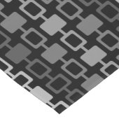 Mid Century Modern Square Kolommen zwart grijs Korte Tafelloper (Hoek)