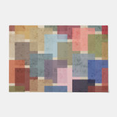 Mid Century Modern Squares Deurmat (Voorkant)