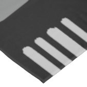 Mid-Century Modern Squares Lines Dark Grey Tafelkleed (Gekanteld)