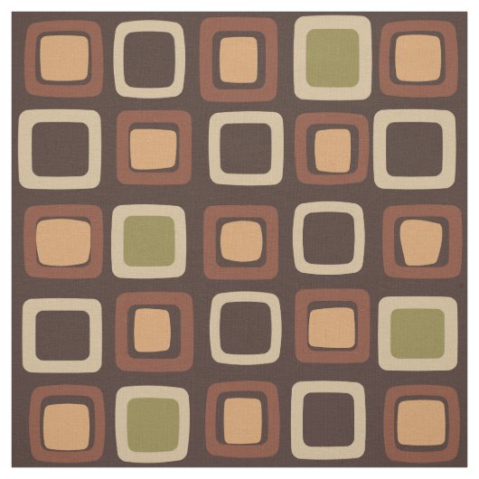 Mid Century Modern Squares Stof (Swatch)