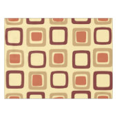Mid Century Modern Squares Tafelkleed (Voorkant (Horizontaal))
