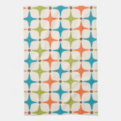 Mid Century Modern Star Pattern Theedoek (Verticaal)