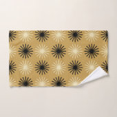 Mid Century Modern Starburst Pattern Bad Handdoek (Handdoek)