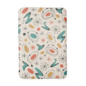 Mid Century Modern Starburst Pattern Badmat (Voorkant Verticaal)