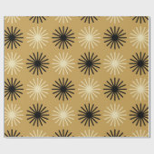 Mid Century Modern Starburst Pattern Cadeaupapier (Vlak)