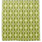 Mid Century Modern Starburst Pattern Douchegordijn (Voorkant)