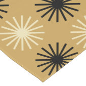 Mid Century Modern Starburst Pattern Korte Tafelloper (Hoek)