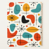 Mid Century Modern Starburst Pattern Planner (Achterkant)