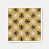 Mid Century Modern Starburst Pattern Servet (Voorkant)