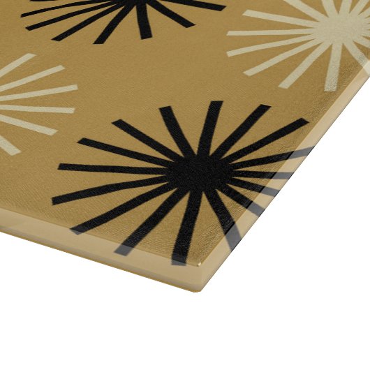 Mid Century Modern Starburst Pattern Snijplank (Hoek)