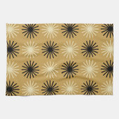 Mid Century Modern Starburst Pattern Theedoek (Horizontaal)