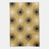 Mid Century Modern Starburst Pattern Theedoek (Verticaal)