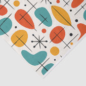 Mid Century Modern Starburst Pattern Tissuepapier (Detail)