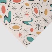 Mid Century Modern Starburst Pattern Tissuepapier (Detail)