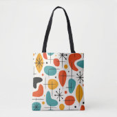 Mid Century Modern Starburst Pattern Tote Bag (Voorkant)