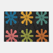 Mid-Century Modern Starburst Quilt Deurmat (Voorkant)