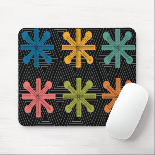 Mid-Century Modern Starburst Quilt Muismat